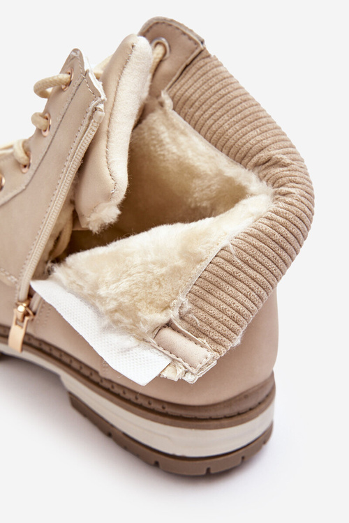 Dámské boty s izolací béžové Timon