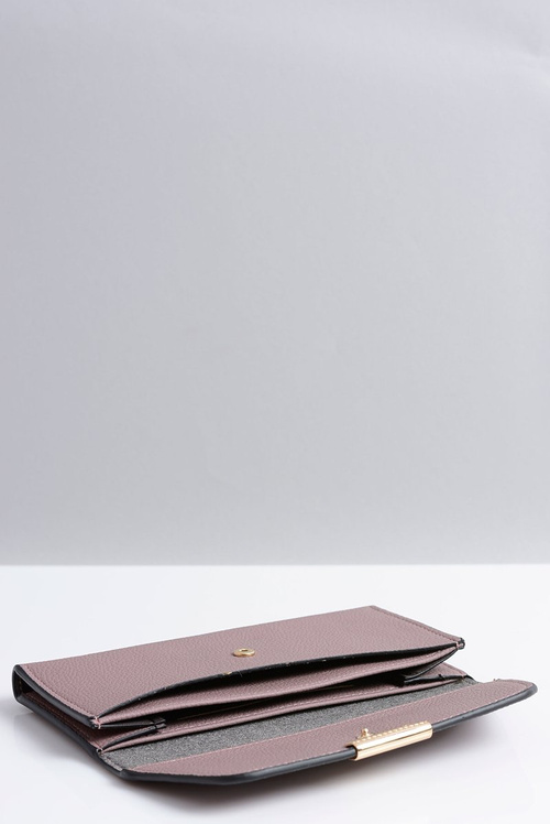 Stylowy Duży Fioletowy Portfel Damski