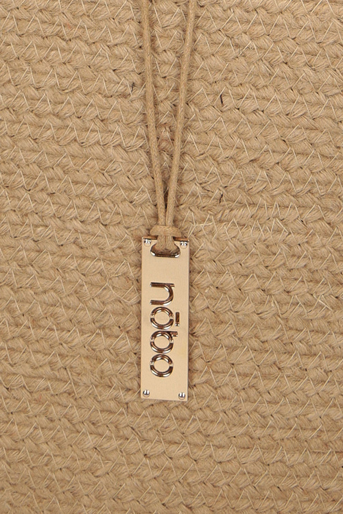 Plážová taška Košík NOBO XP0400-C003 Bežovo-oranžová