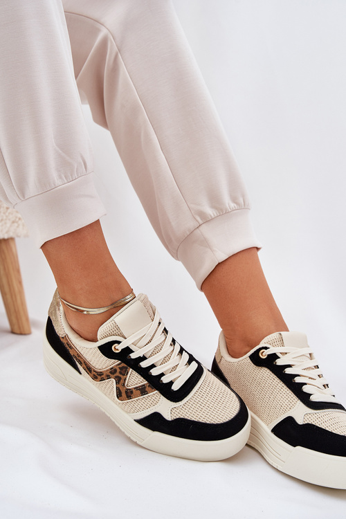 Dámske Športové Topánky Na Platforme Pante Čierne Lorori