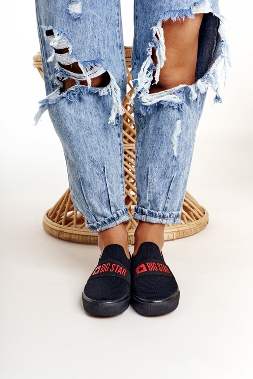 Dámské Tenisky Slip-on Big Star FF274221 Černé