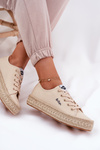 Dámske Tenisky S Pletením Lee Cooper LCW-25-44-3215 Béžové