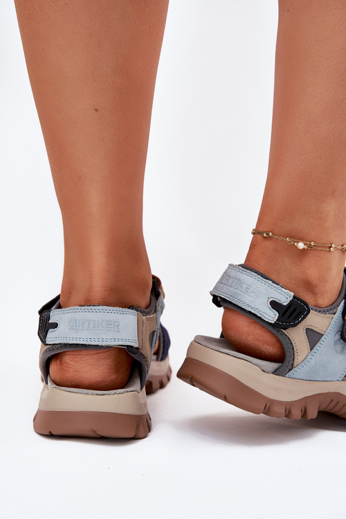 Dámské Kožené Sportovní Sandály Artiker 54C1294 Multikolor