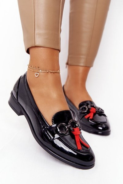 Elegantné ženské Vinceza 10585 Macked Black Polafers