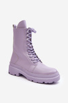 Ženské topánky, fialové eko -geather irande