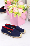 Damskie Granatowe Espadryle Slip On Lupita