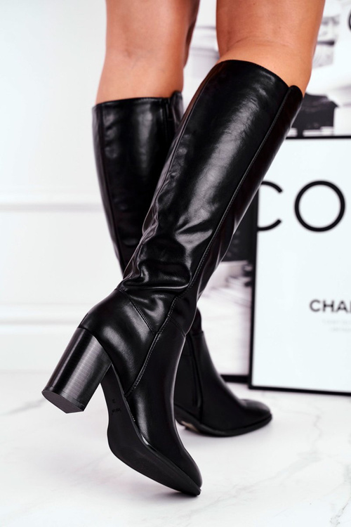 Dámské kozačky Sergio Leone černé KZ278