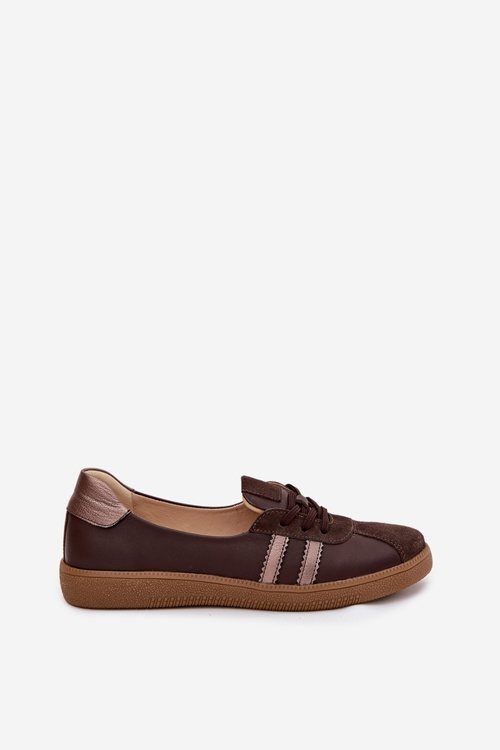 Kožené semišové dámske barefoot topánky Zazoo N1341 čokoládové