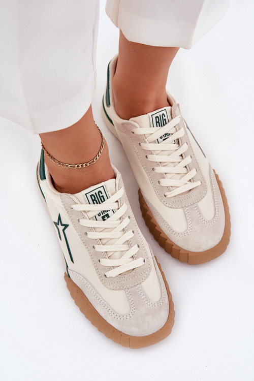 Nízke Dámske Tenisky Big Star NN274867 Béžové