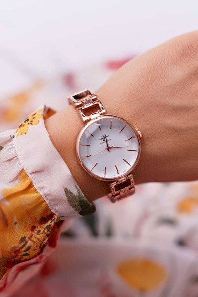Dámske hodinky Michael John Pink Gold Drii