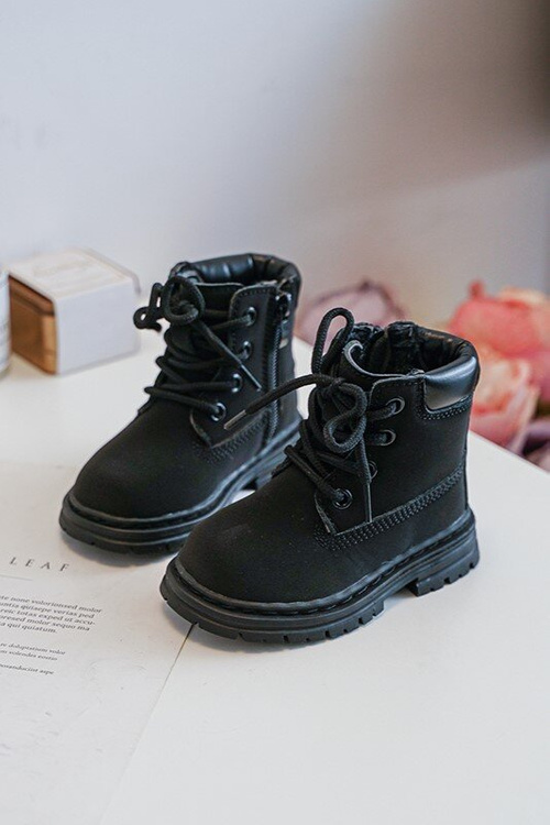 Black Bansi Zipper topánky