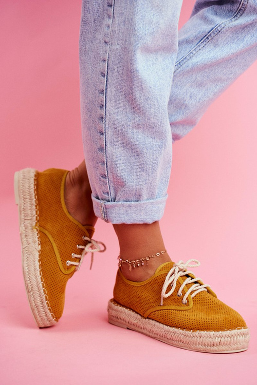 Dámske espadrilles na bielizeň Sonya Linen Platform