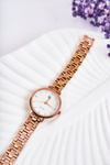 Dámsky GG Luxe Watch Pink Gold so zirkónmi