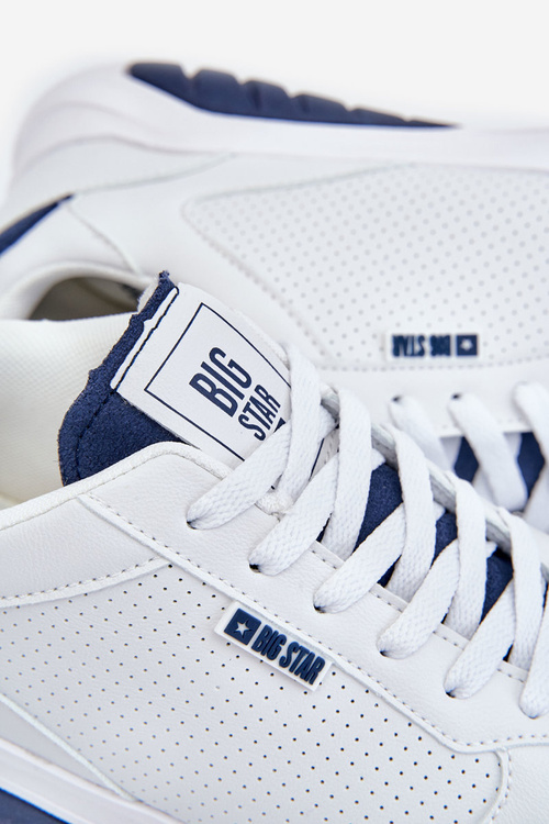 Pánské sportovní boty Memory Foam Big Star JJ174318 Bíle