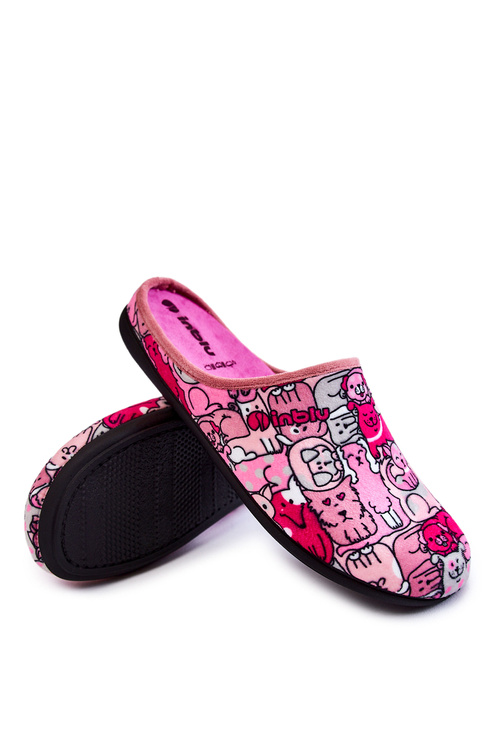 Domáce žabky u mačiek Inblu GF-12-023 Pink