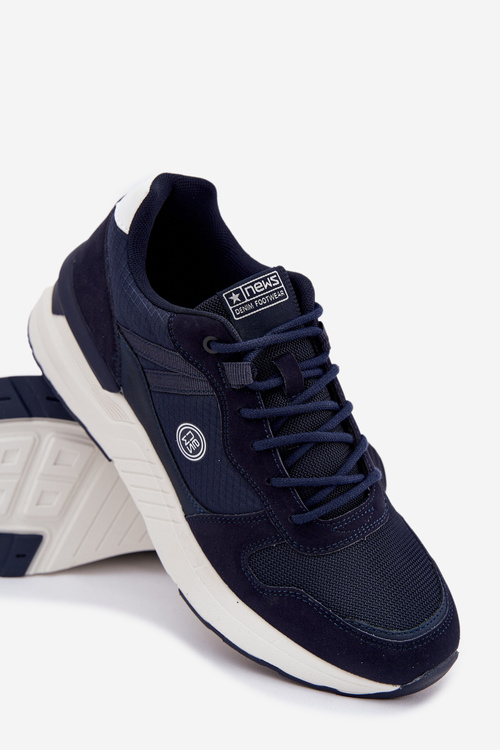 Pánské Sportovní Boty Na Platformě Granátové Hanirin