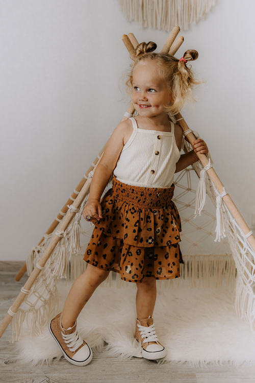 Detské vysoké tenisky Pink Gold Catrina