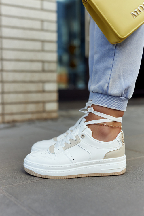 Dámská sportovní obuv bílá a béžová New Haven