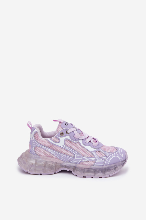 Dámské Kožené Tenisky GOE RR2N4081 Fialové