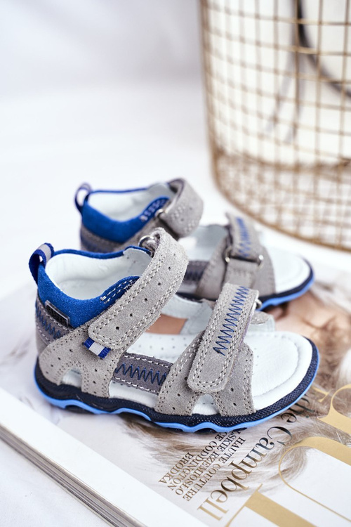 Dětské Sandály Chlapecká BARTEK Šedé T-71824/76G