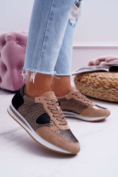 Dámske športové topánky béžové mundo