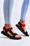 Dámske športové sandále Lee Cooper LCW-22-34-0954L Čierna a červená