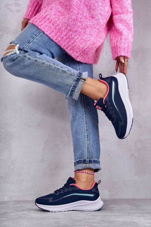 Dámská módní sportovní obuv Tenisky Námořnická modrá Ida