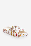 Dámské pěnové pantofle s medvídky a písmeny béžové Zoey