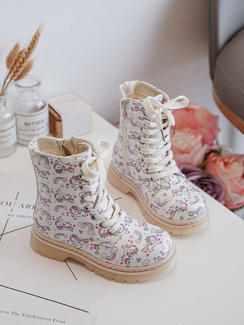 Dětské Boty S Zipem Oceněné Bežové Dolida