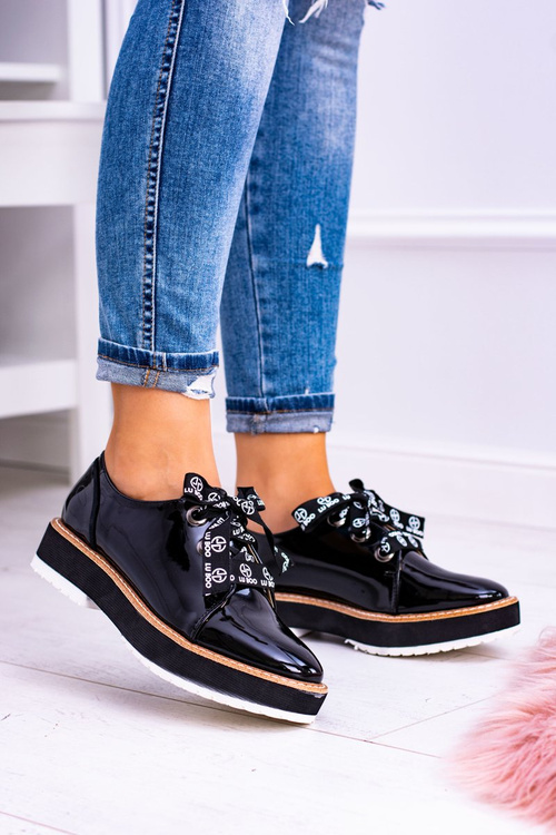 Lu Boo Black Dámske topánky Moonlight Shoes