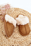 Detské papuče s kožušinou Camel Befana