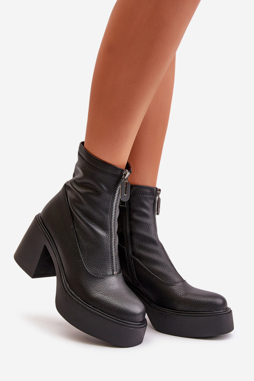 Dámske kožené topánky s čiernymi kamienkami Rosie