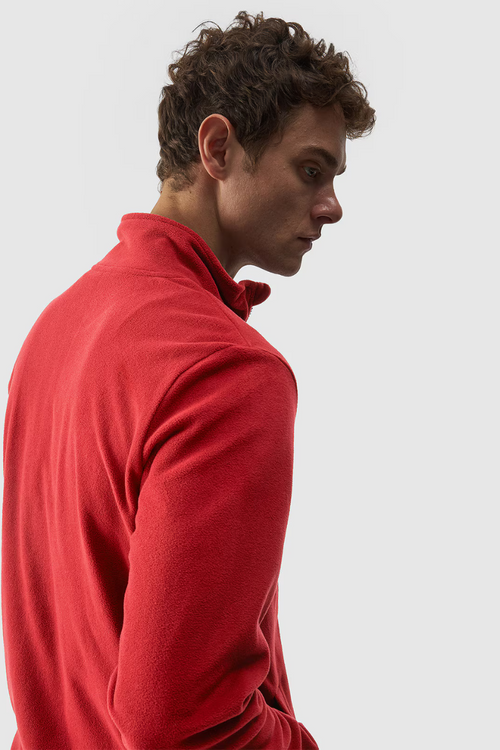 Pánsky Regular Polar S Golierom 4F Červený 4FWMM00TFLEM289-60S