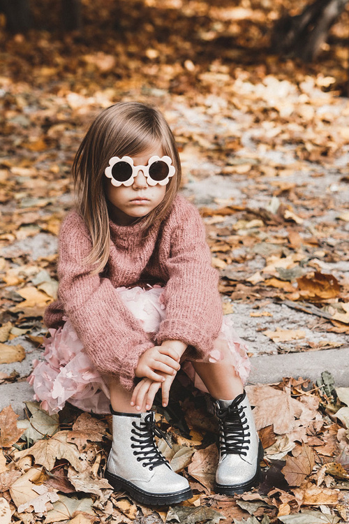 Dětské Boty zateplené Se Zipem Lakované stříbrné Goopy