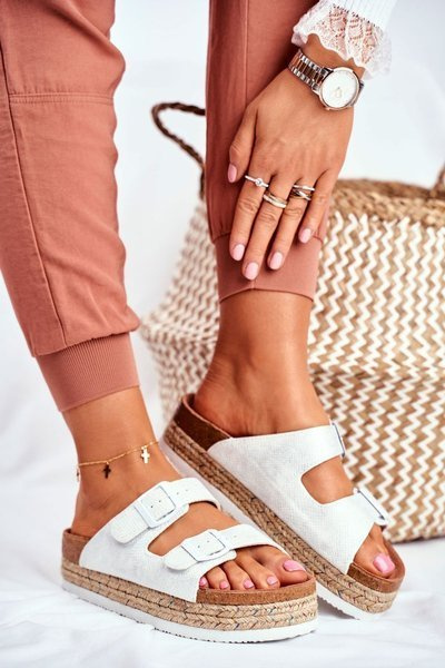 Dámské Nazouváky Big Star Bílé FF274665