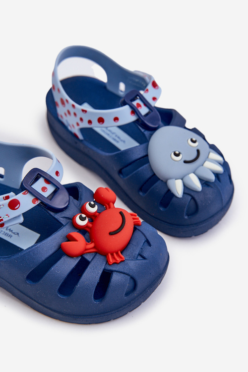 Detské sandále Na Suchý Zip 83486 Ipanema Summer XIII Baby Ružové