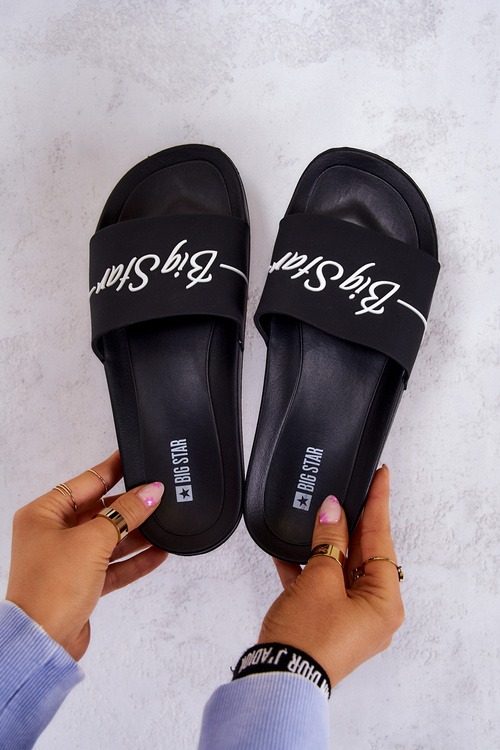 Veľká hviezda JJ274A300 Black Gum Gum Gum Flip -flops