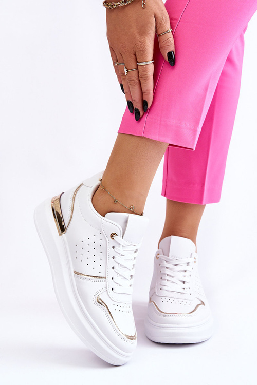 Dámska klasická biela eliášová športová obuv