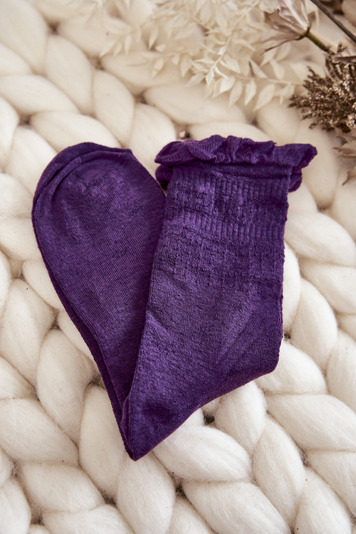 Dámske hladké ponožky s viacfarebnou farbou 5-PAC