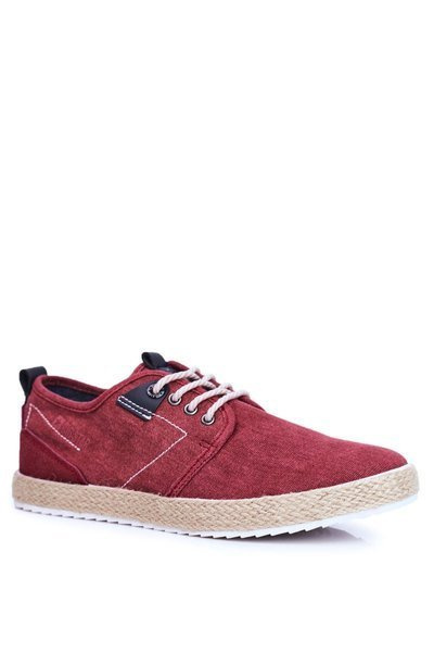Pánska veľká hviezda Espadrilles Red FF174151 tenisky