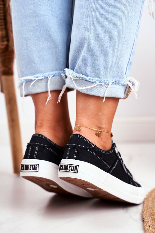 Dámska veľká hviezda čierna DD274446 tenisky