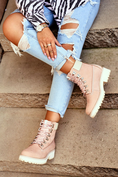 Dámska veľká hviezda Pastel Pink EE274034 topánky