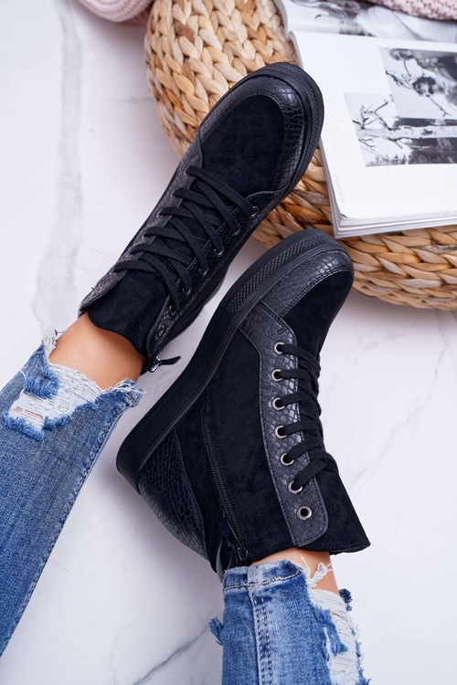 Dámská Obuv Sneakers Černé Ferrer