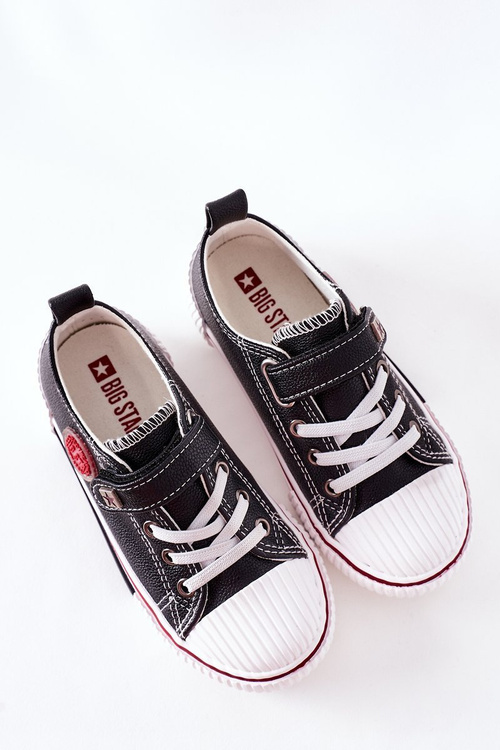 Detské kožené tenisky Big Star II374042 Čierna