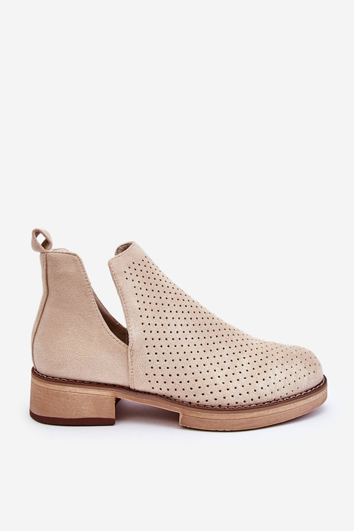 Subcrew Openwork ploché podpätky beige angie