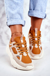 Dámská Sportovní Obuv Sneakers Big Star GG274653 Hnede-Béžové