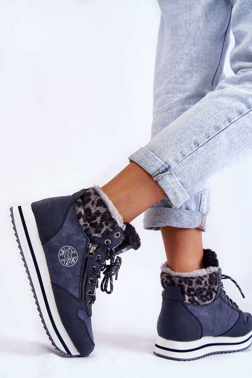 Izolované topánky žien Lee Cooper LCJ-22-31-1450 Navy Blue