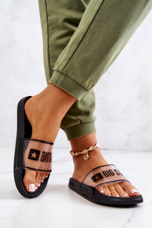 Dámské pantofle Big Star JJ274639 Černé