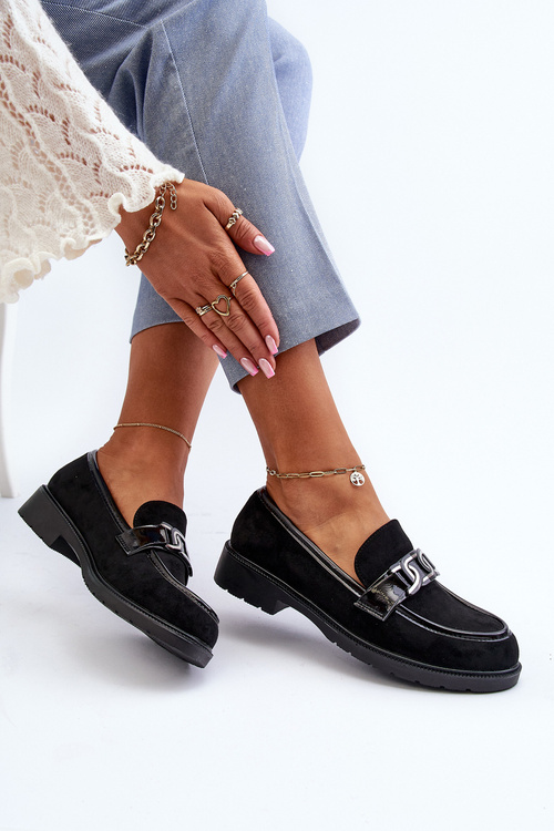 Dámské semišové mokasíny S.Barski HY350A