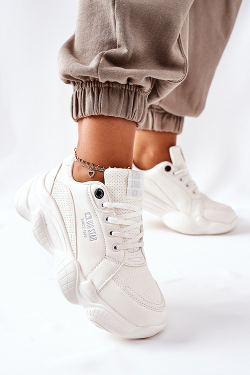 Dámska športová topánka Pamäť Pamäť Pena Veľká hviezda II274359 biela